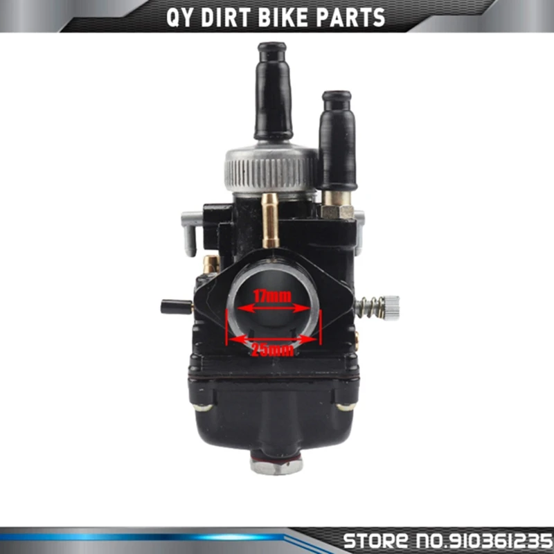 Motorcycle Carburetor PHBG 17MM AD Carburetor for 50-100Cc Engine 2 Stroke Racing Motor PHBG17-A07G