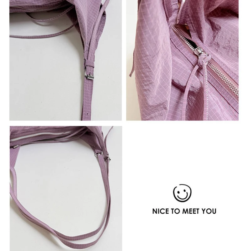 Hobos Halbmond-Dumpling-Form Umhängetasche, Koreanische Damen-Schultertasche, Japanische Minimalistische Casual Pendler-Reisetasche – Detail 11