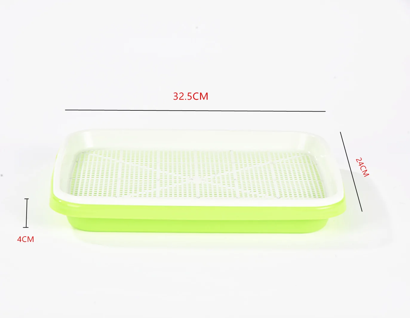 Microgreens 2 Layer Hydroponic Tray Sprouts Tray Anti-mosquito Bites For Garden Farm Cultivates Grows Plant Flower