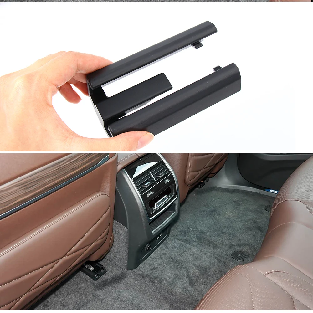 Upgraded LHD RHD Front Left Right Seat Sliding Track Rail Trim Cover For BMW X5 X6 X7 G05 G06 G07 G18 xDrive40i M60i X5M X6M