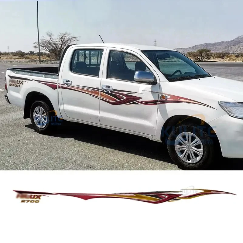 

Pickup Stickers for Hilux Vigo Parts Car Body Sticker Vinyl Wrap KULITE Decal