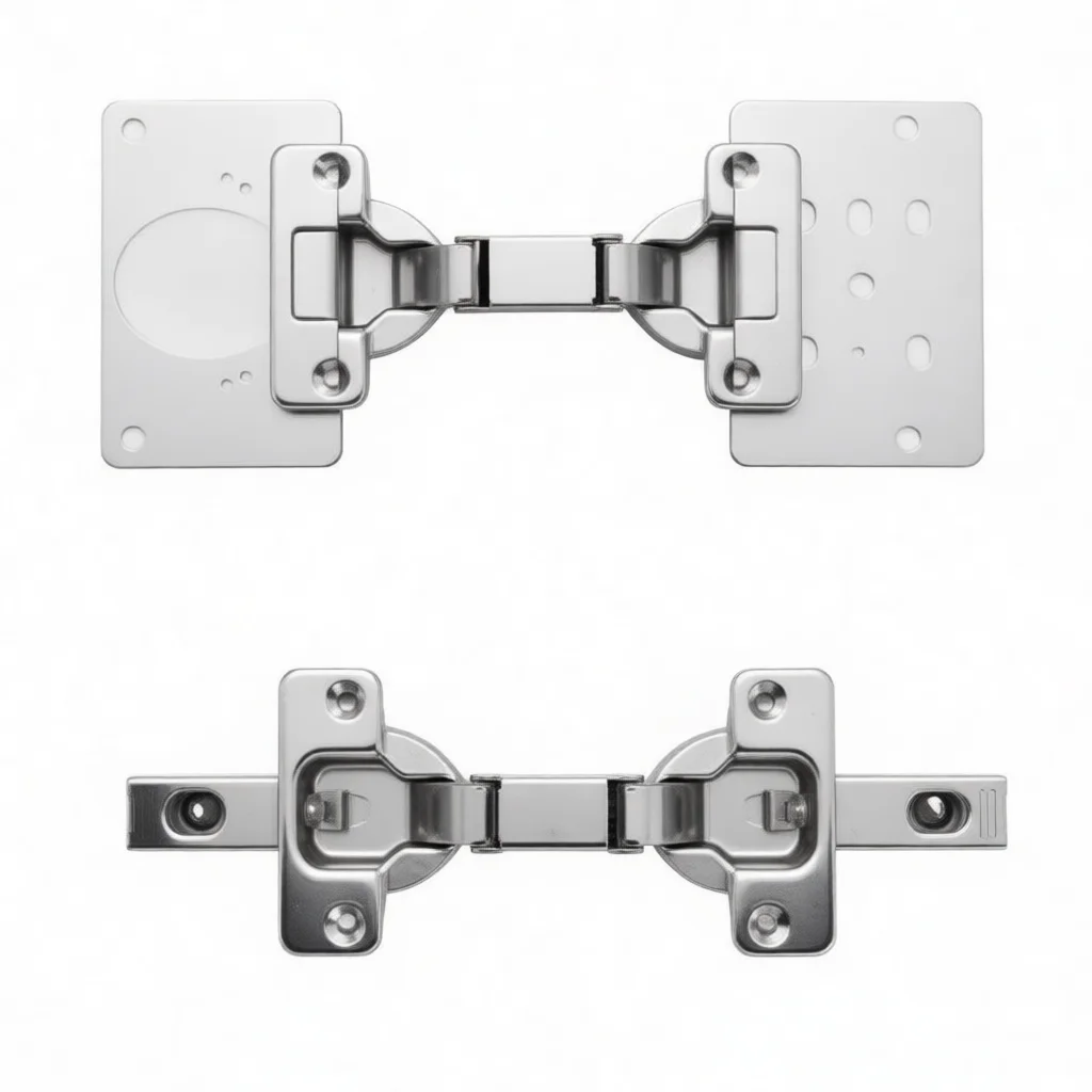 Cabinet Door Hinge Repair Plate Stainless Steel Fixing Bracket Furniture Hardware Mounting Sheet Professional Repair Tool Kit