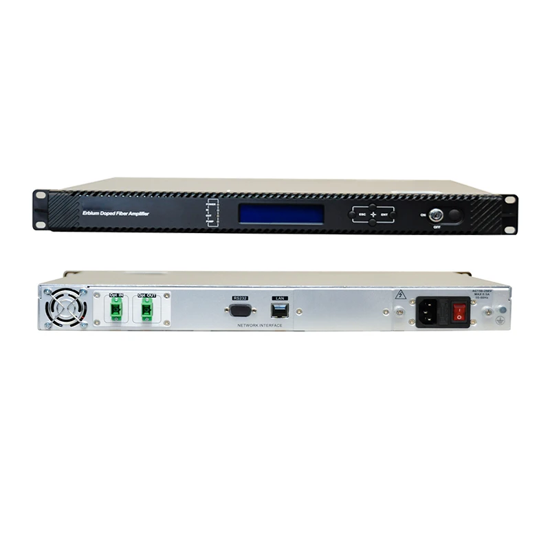 

High Power 1550nm EDFA Repeater 24DB Catv FTTH Wired Erbium Doped Fiber Amplifier for FTTB Fiber Optic Equipment
