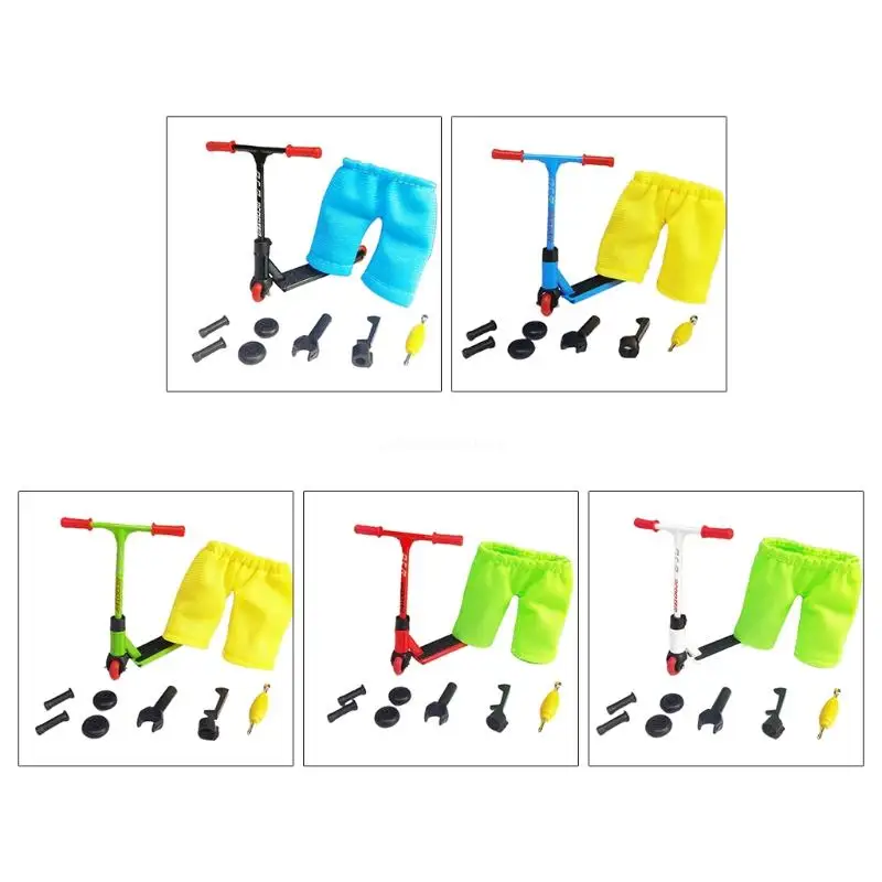 1Set Finger Board Accessories Mini Stunt Scooter Toddler Kids Dollhouse Toy Dropship