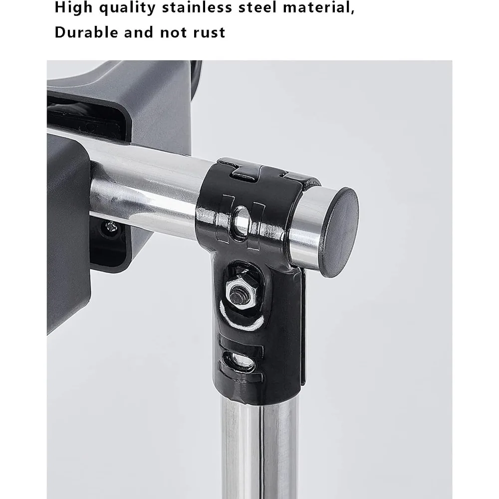 حامل ممسحة ومكنسة مثبت على الأرض للمماسح المبللة، وعربة تخزين أدوات التنظيف المحمولة #5