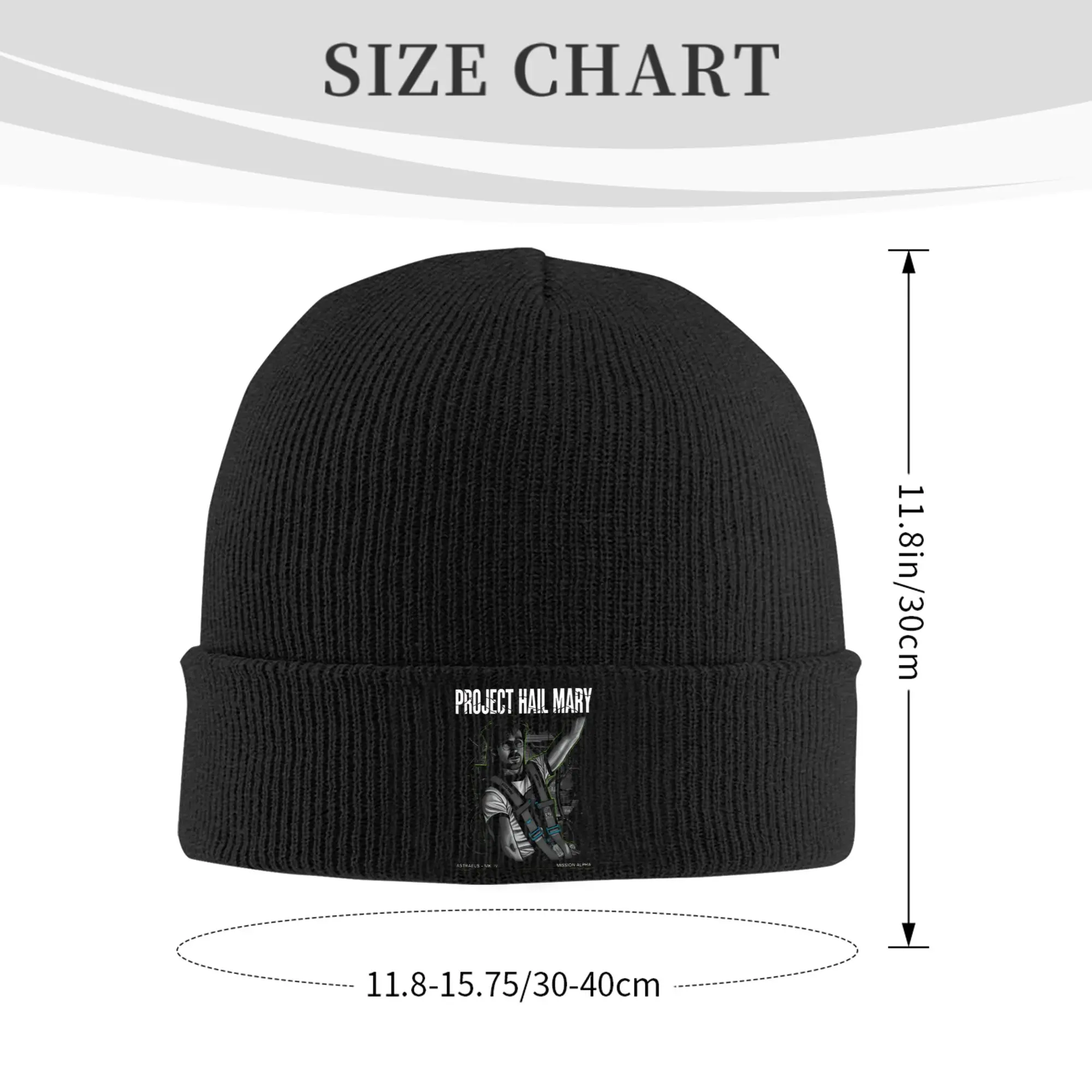 Project Hail Mary  Knitted Hat for Women Men Beanies Winter Hat Acrylic Si Fi Warm Cap