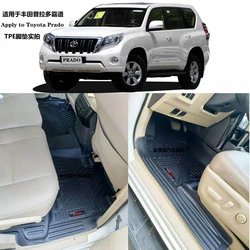 Use for Toyota Land Cruiser Prado LC150 floor mat all cover LC150 Prado car carpet  Fit For prado LC150 waterproof floor mats