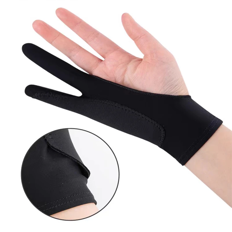 

Two-finger Screen Drawing Anti-touch Glove for iPad Phone Special Hand Painting Anti-touch Glove for Tablet Digital Board Screen