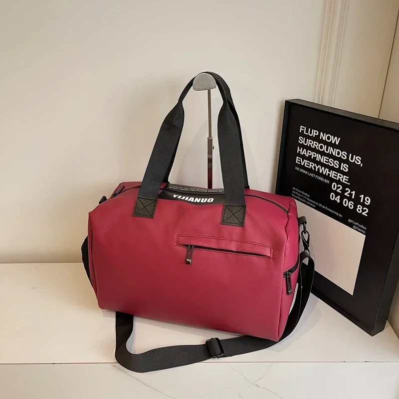 

Large Capacity Nylon 2024 Hot Selling Travel Handbag Solid Zipper Popular Fashion Shoulder Bag Soft Versatile Crossbody Bag