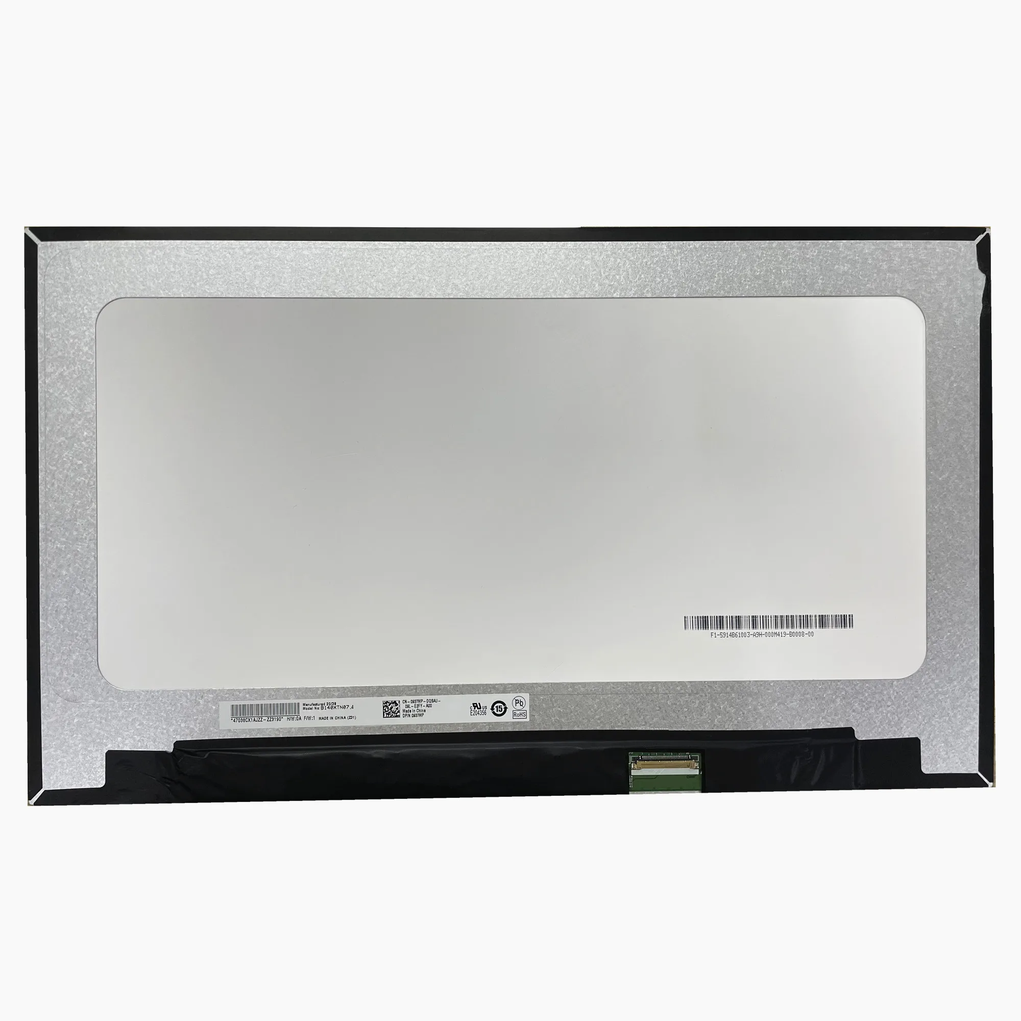 

B140XTN07.4 fit NT140WHM-N45 NT140WHM-N4T 14.0 ''Laptop LCD Screen Display with No Screw Holes 1366*768