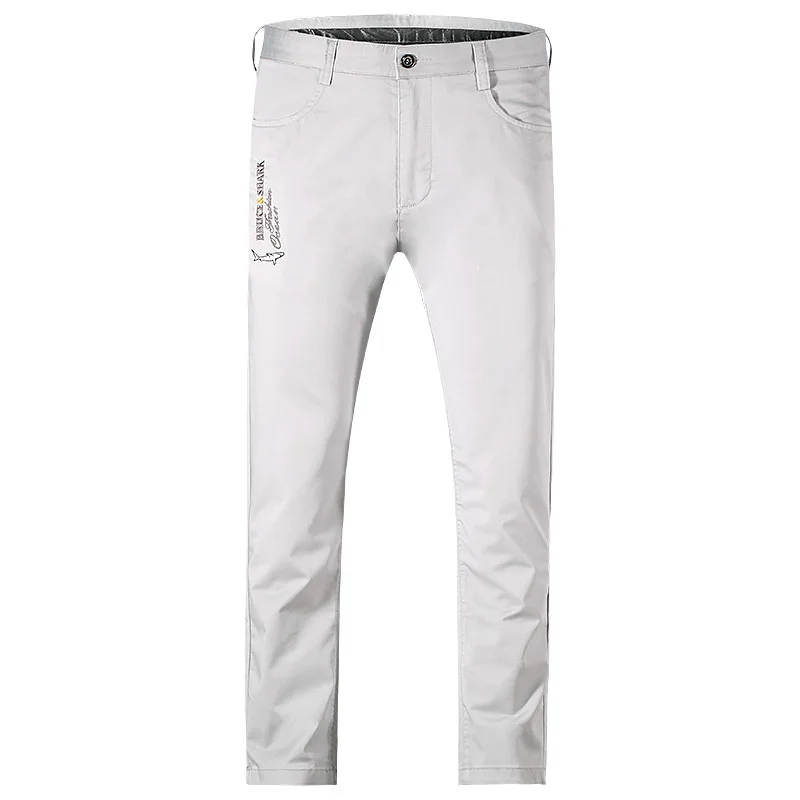 New Summer Men's Pants Bruce&Shark Casual Fashions Golf pants Men Straight Leg Loose Style stretching Men trousers Big Size