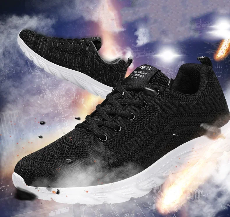 Men Fashion Sports Running Jogging Shoes Casual Sneakers Lace Up Breathable Mesh Light Tennis Outdoor Walking_vogvips.com