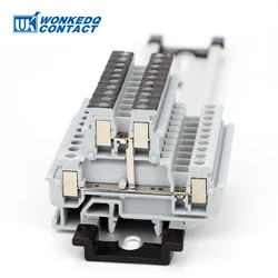 MBKKB 2.5-PV Screw Connectors Double Level Connductor With Equipotential Bonder UK Din Rail Terminal Block MBKKB2.5-PV