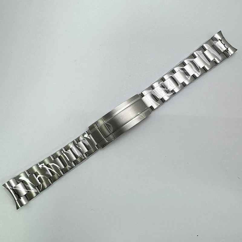 أويستر/اليوبيل سوار فضي Soild Steel 20 مللي متر عرض إعلان مشبك معصمه لـ Datejust SUB GMT NH35 حافظة ساعة 36/40 مللي متر