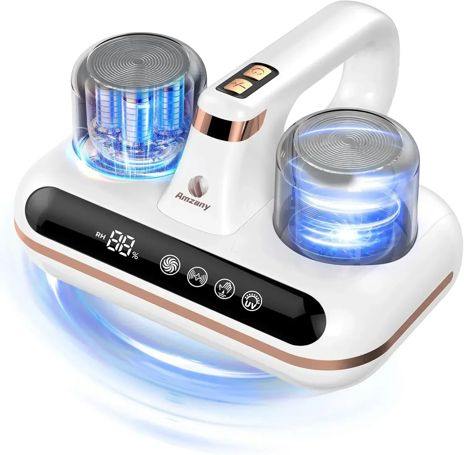 

Mattress Vacuum Cleaner - 5-in-1 Cordless Bed Vacuum Cleaner, Powered by UV-C Light & Ultrasonic Technology, 16Kpa Strong