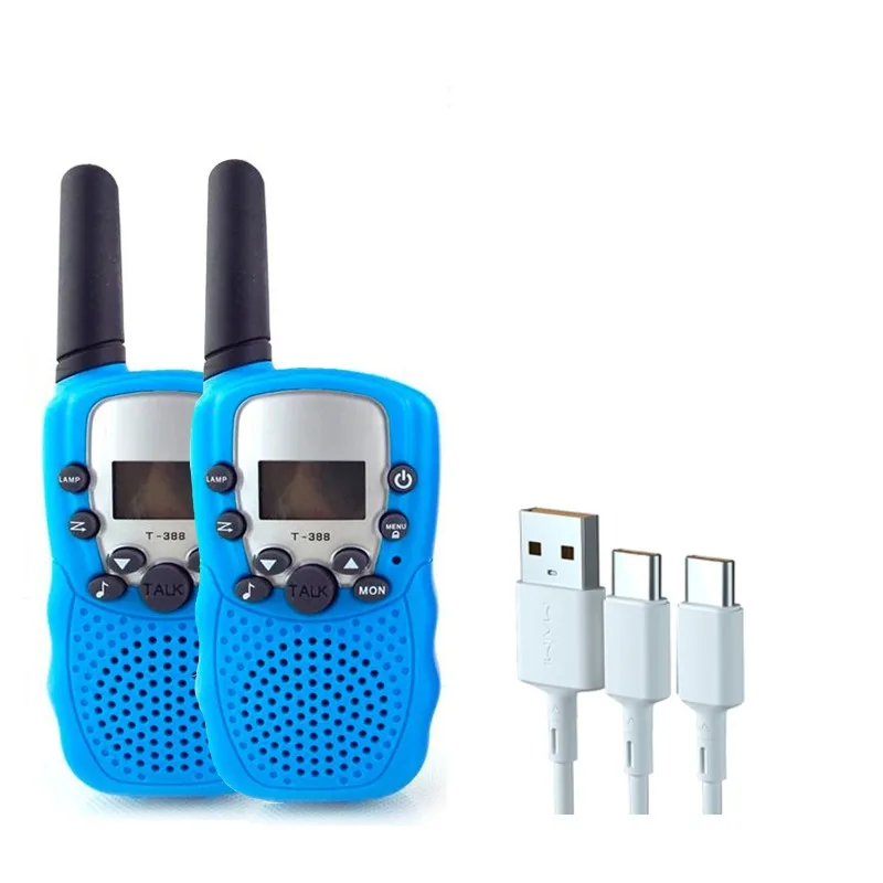 Bambini Walki Talki 2 Pz Celular Ricetrasmettitore Palmare Telefono Radio Interphone Ricarica Mini Giocattoli Talkie Walkie Regali Ragazzo Ragazza Tablet