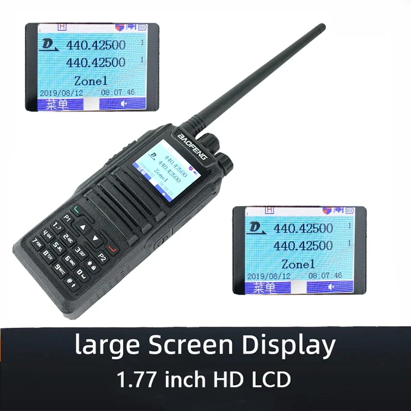 DM-1701 For Baofeng Walkie Talkie Open GD77 Dual Mode Analog/Digital Tier 1+2 Dual Time Slot Ham Dual Band Two Way Radio DR-1801 view 3