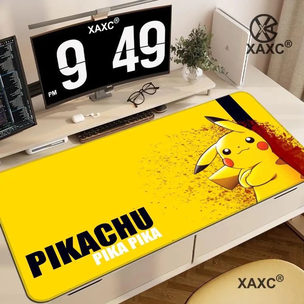 

Mouse Pad Pokemon Pikachu Professional eSports Game Players Speed Lock Edge Rubber Rug Game Desk Mousepad Keyboard Mat