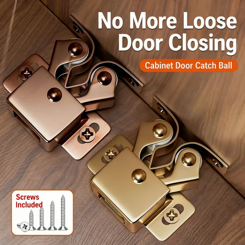 Kitchen Cabinet Magnetic Ball Catch, Furniture Door Touch Bead Buckle, Reliable Cupboard Door Closing Retainer Hardware