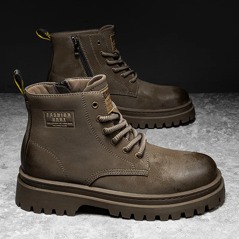 

Мужские ботильоны чукка на шнуровке, модельные оксфорды, рабочая повседневная обувь для мужчин