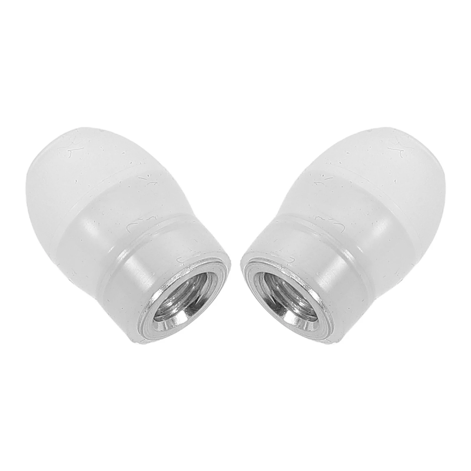 

2 Pcs Stethoscope Earplugs Silicone Replacement Noise Cancelling for Sleeping Black of Work Camera Tips Pads