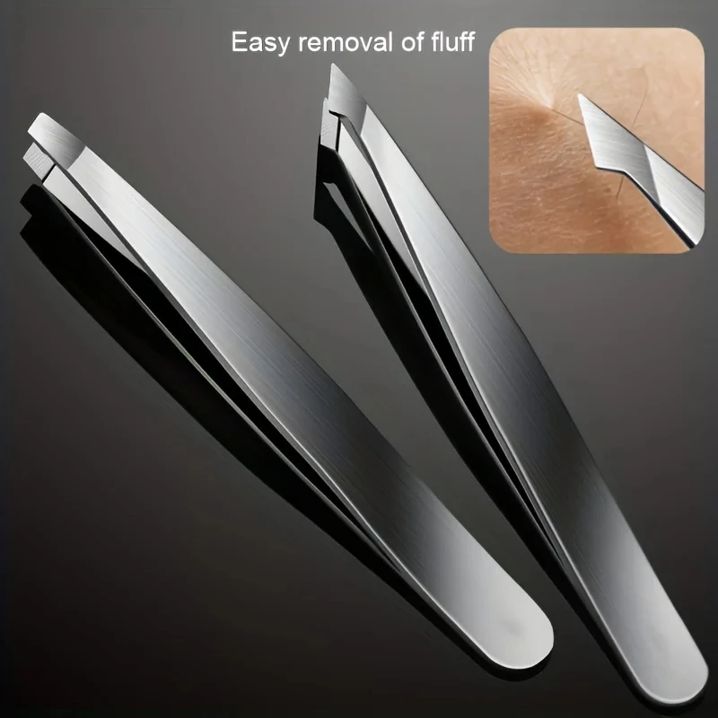 4Piece Set Professional Tweezers Set Perfect For Eyebrow Hair Removal Splinter Very Effortless and Relaxed to Remove