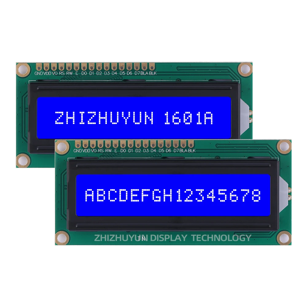 Display LCD Módulo De Tela, Molde Cinzento, Carta Preta Filme Controlador, Splc780D, Módulo LCM, 1601A, 1,5 Polegadas