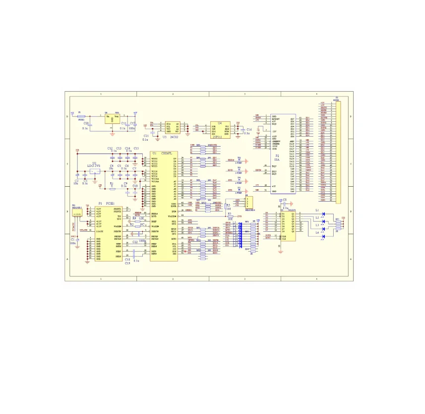 Imagem -04 - Development Board Isa e Pci Interface para Pcie Bus Interface Ch367