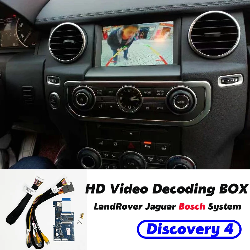 Car HD Video Decoding Box Rear Camera Interface For Land Rover Discovery 4 LR4 L319 Park Assist Bosch system Front View Camera