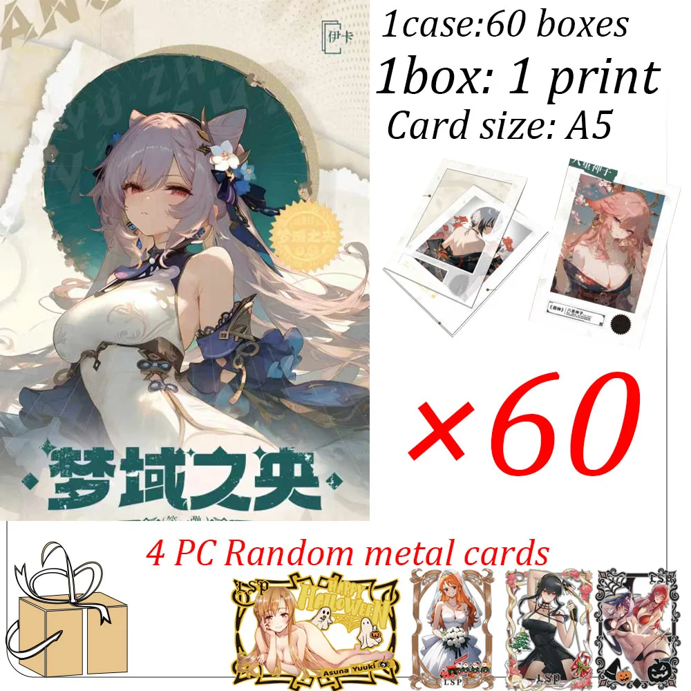 New Ika MengYuZhiYang A5 size print Card Goddess Story Collection Card Waifu Booster Box Ccg Acg Doujin Toys And Hobby Gift