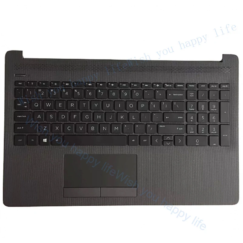 

v+ L50000-001 For HP 250 G7 255 G7 Gray Palmrest w/Keyboard & Touchpad