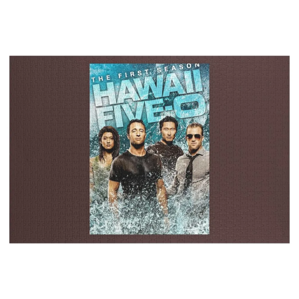 OG elenco Hawaii Five-0 quebra-cabeça presentes personalizados quebra-cabeças de madeira para adultos nome de madeira personalizado quebra-cabeça Iq