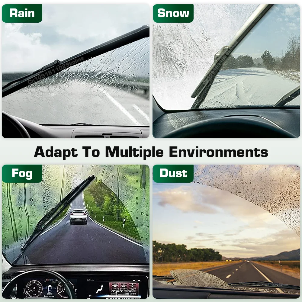 GREATROAD Wiper LHD&RHD Front Wiper Blades Set For Mercedes Benz W204 W212 W218 Windshield Windscreen Window Brush 24\