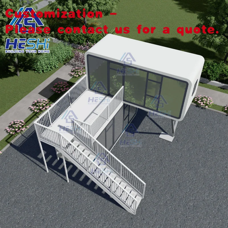 

custom.Ready Made Prefab Popular Moveable Cabin House Price Prefabricated Portable 20Ft 40Ft Office Pod Insulated Containe