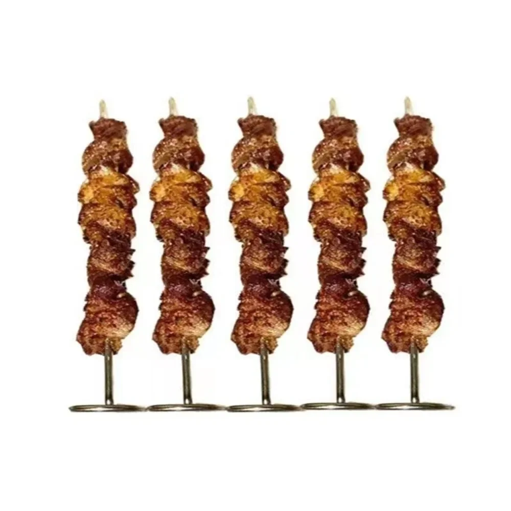 10pcs Air Fryer Oven, Vertical Grill, Skewer Grill, Universal Accessories, Food Grade 304 Stainless Steel Special Baking Needle 5