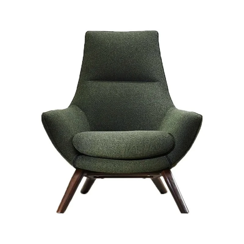 

A15 Современный минималистичный северо-мягкий и простой дизайн, кресло с откидной спинкой, зеленый, серый, тканый двухцветный диван, мебель для гостиной