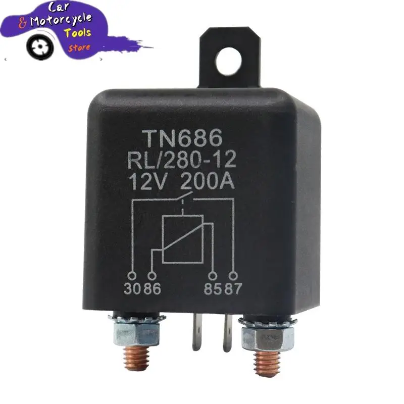 High Current Relay Starting relay 200A 100A 12V/24V Power Automotive Heavy Current Start relay Car relay