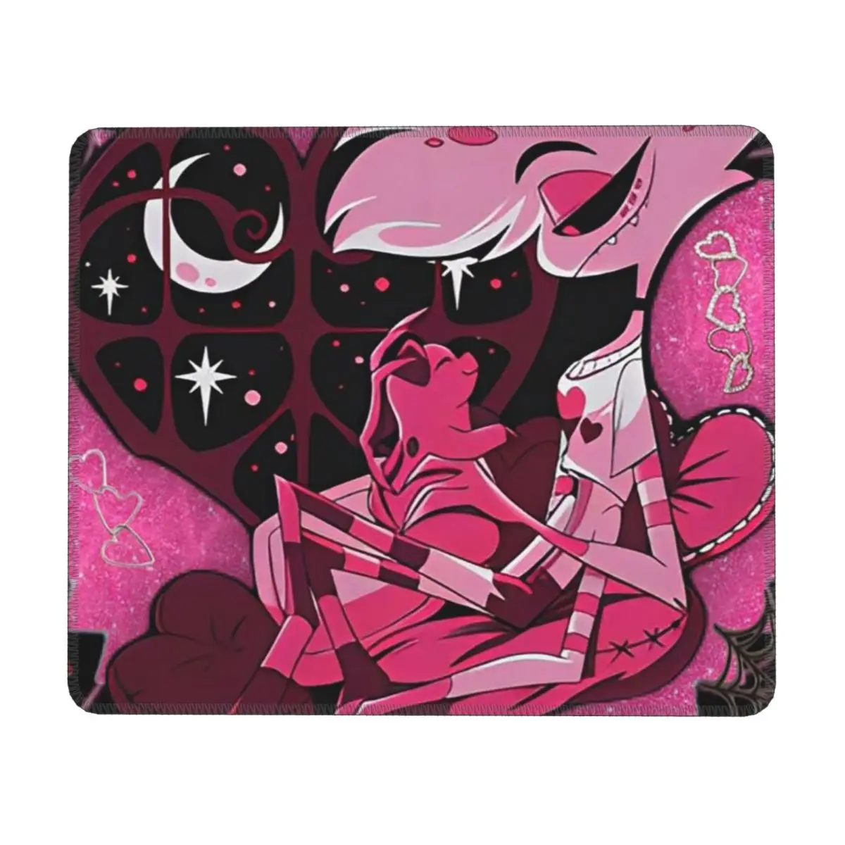Angel Dust Hazbins Multi-size Mouse Pad Computer Keyboard Mouse Mat Gamer PC Laptop Desk Mat Office Accessories Table Mats