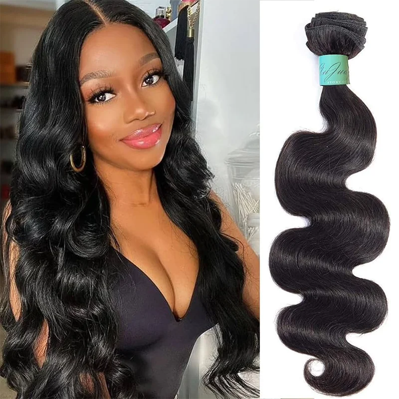 

14A Body Wave Bundles 100% Raw Human Hair Brazilian Weaving bundles 3 4 PcsHair Natural Original Virgin Human Hair Extensions