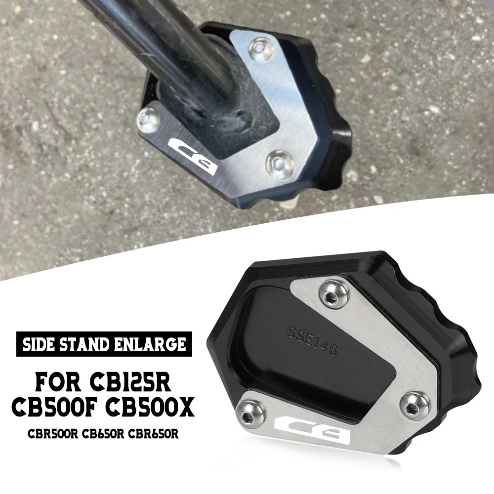 

CNC Accessories Kickstand Enlarge Motorcycle Foot Side Stand Extension FOR Honda CB125R CB500F CB500X CBR500R CB650R CBR650R
