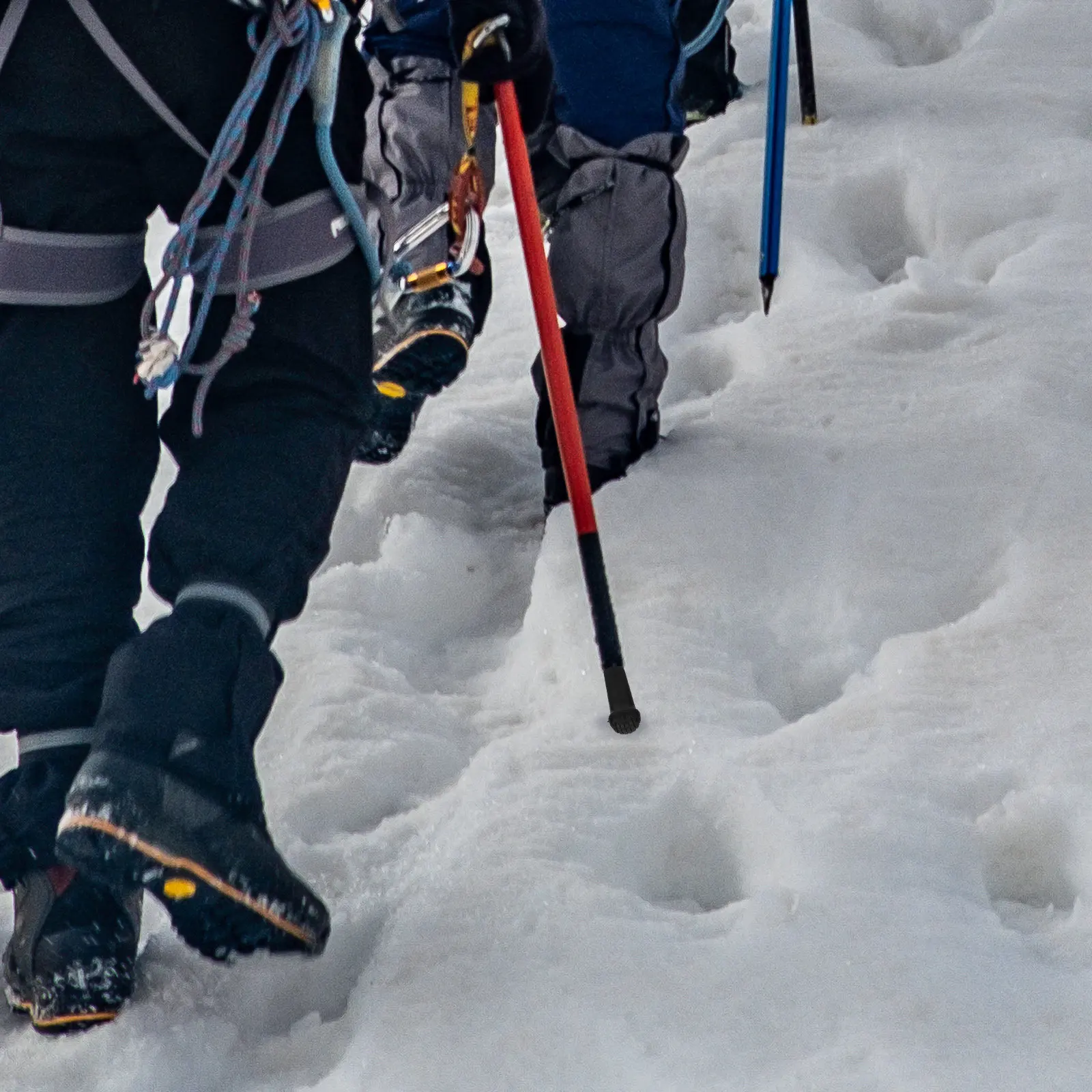 

8Pcs Hiking Pole End Covers Rubber Crutch Tips Non-Slip Durable Cane Protectors Anti-Skid Foot Pads for Trekking