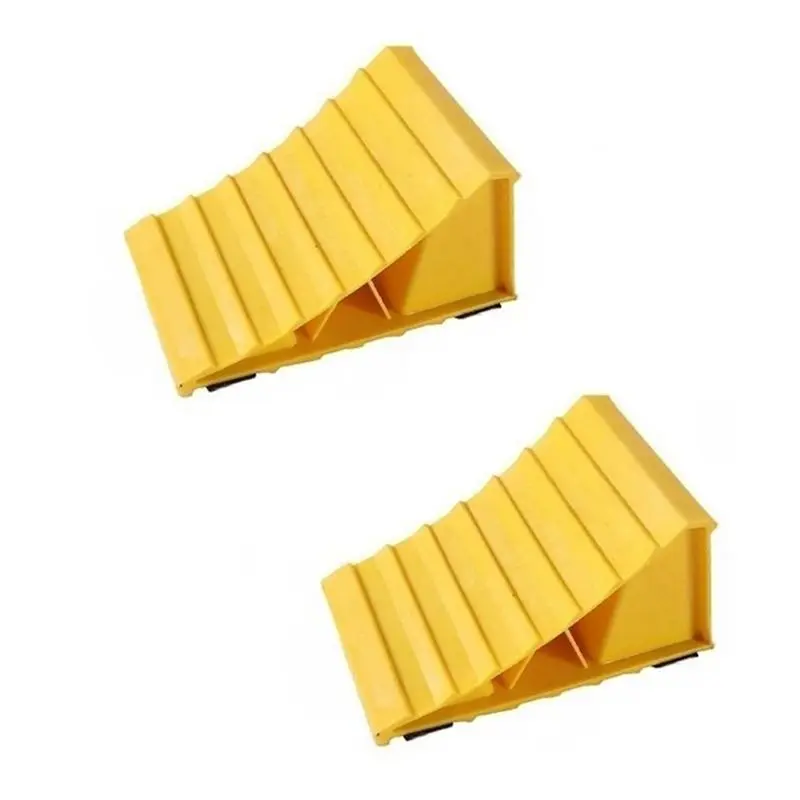 

2Pack Wheel Chock For Cars, Tire Chocks For Travel Trailers, RV, Camper, And Trucks