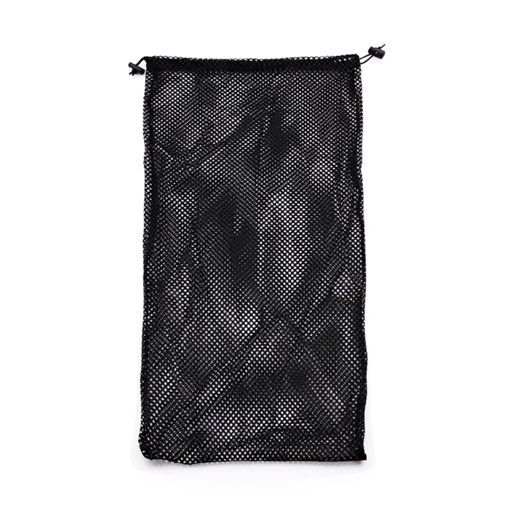 

Quick Drying Diving Mesh Bag Fins Footwear Device Organization Snorkeling Storage Sack Black Nylon Material