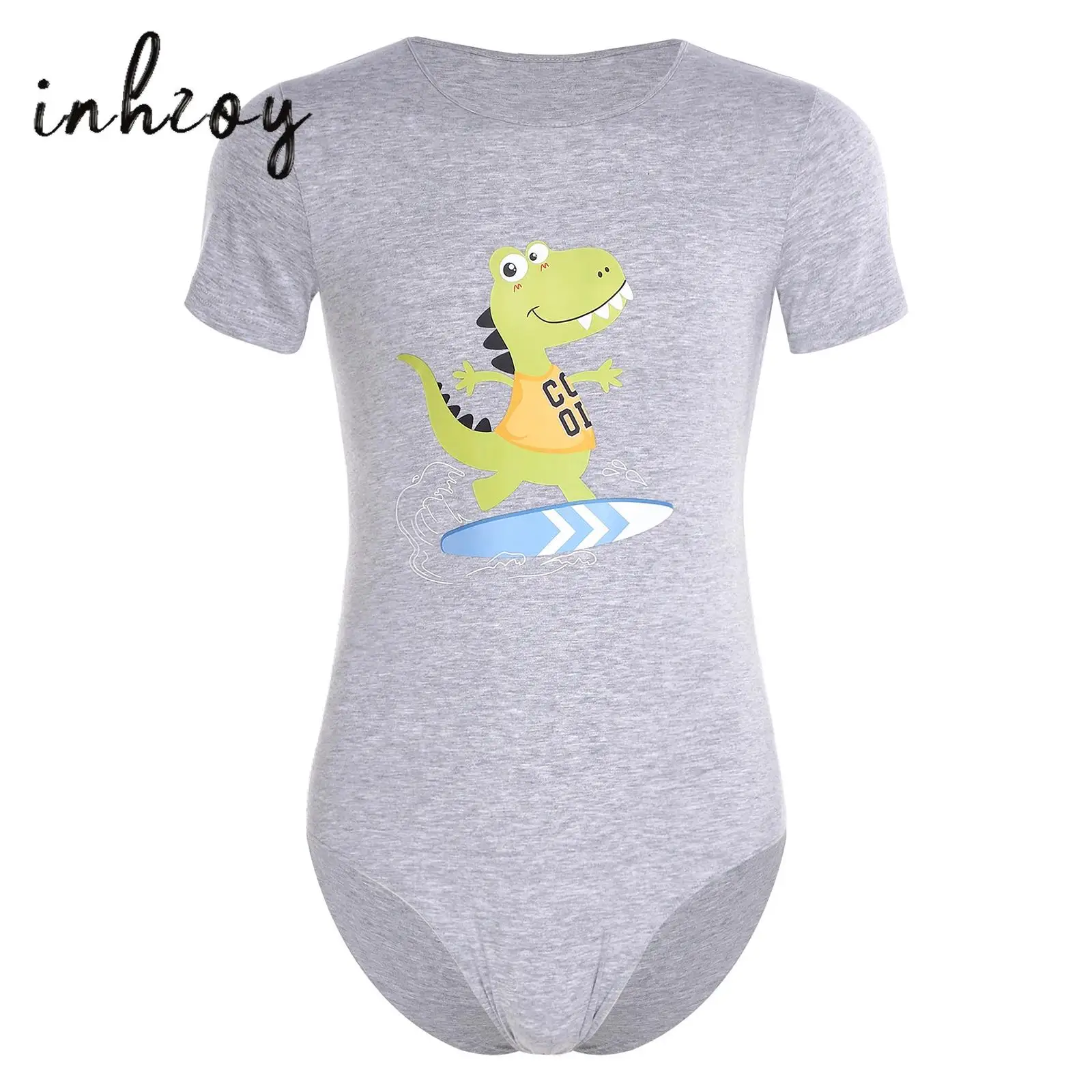 

Adult Bodysuit Pajamas Snap Crotch Romper For Adult Baby Diaper Short Sleeve Buttoned Crotch One-piece Leotard Nightwear