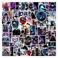 10/30/50pcs Sung Jin Woo Solo Leveling Stickers Cool Anime Sticker Decal Decoration Stationery Skateboard Phone Suitcase Decals
