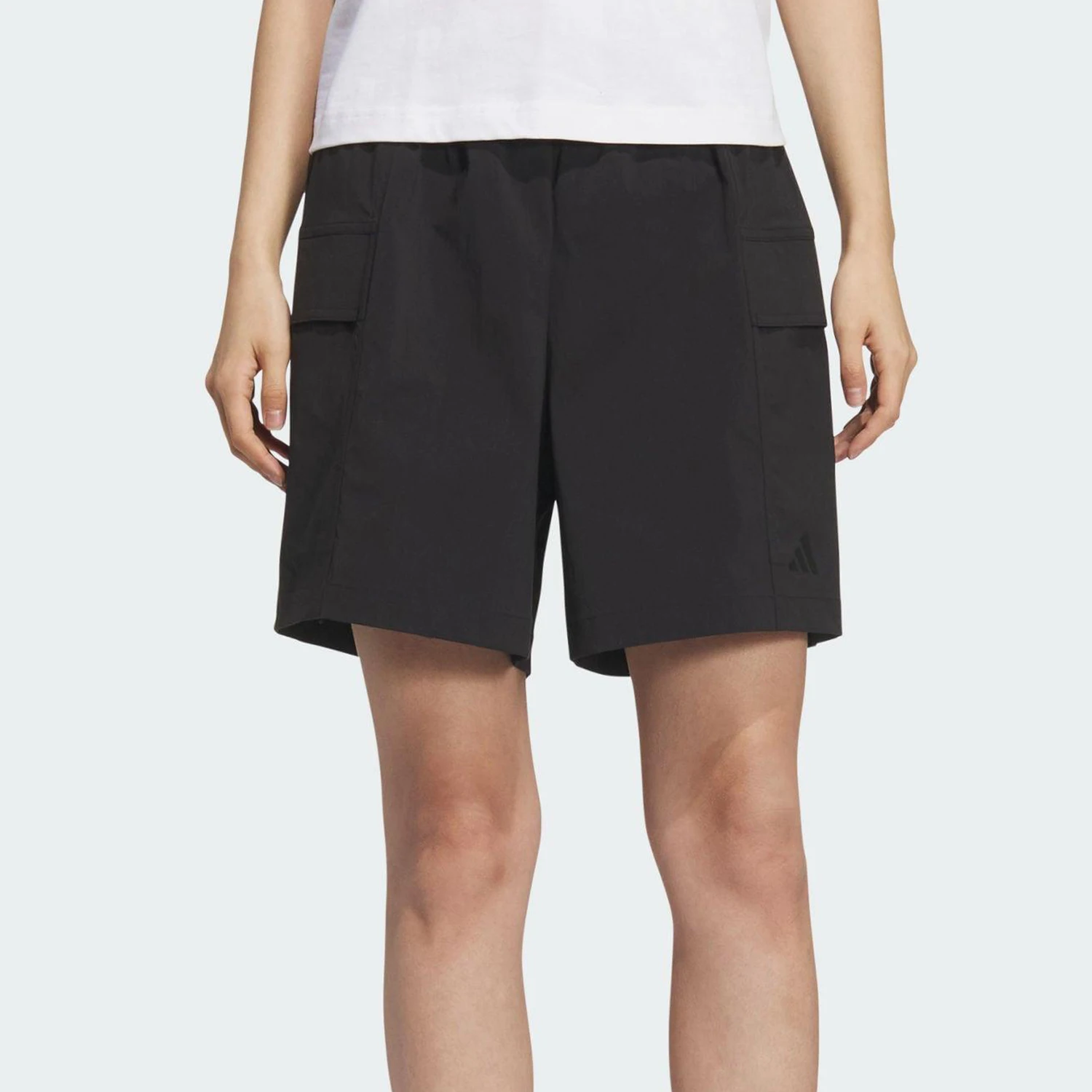 Adidas Originals Mens and Womens Summer Plain High-Waisted Loose Shorts KF2681