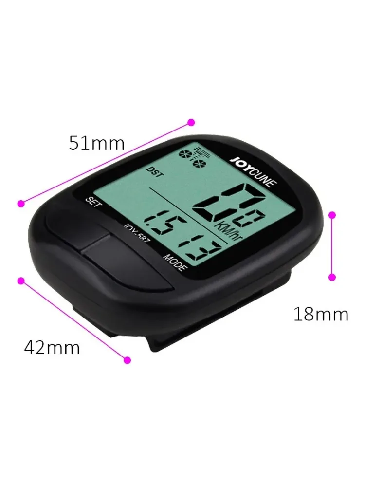 AliExpress 1PC Waterproof Bike Computer Wired Speedometer Odometer with LED Display for Bicycle Speed Monitoring Cycling Accessory