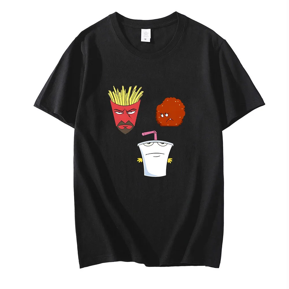 Aqua Teen Hunger Force T-shirts Graphic Printing Casual Comfortable Tee-shirt Short Sleeve Boys Girls Soft Tshirt Summer Kawaii