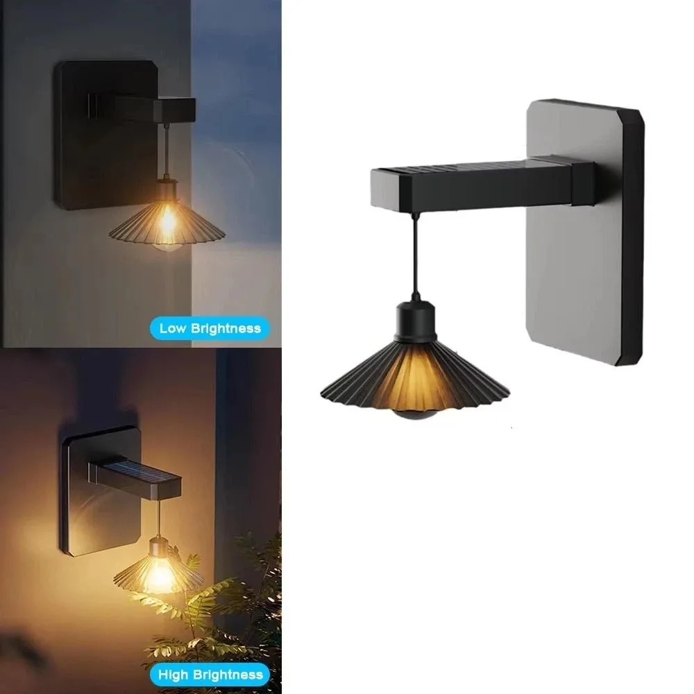 

Waterproof LED Solar Wall Lamp Wall Mounted Solar Powered Solar Wall Lamp Motion Sensor Warm Light Solar Shed Light