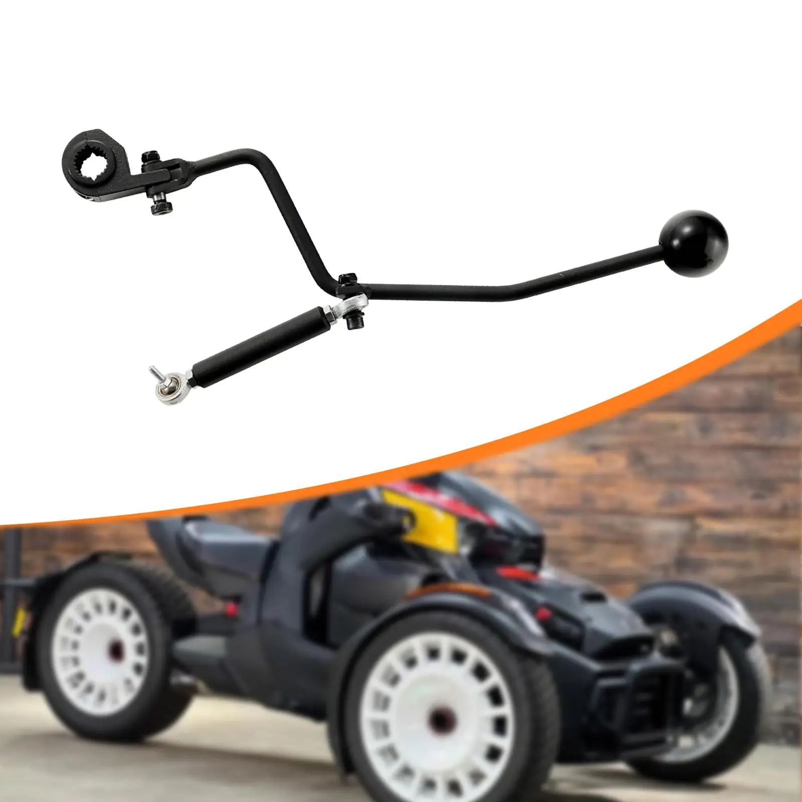 

Forward Reverse Shifter Kit Spare Parts Aluminum Linkage Sturdy Easy Installation Motorbike Accessories for Ryker 600